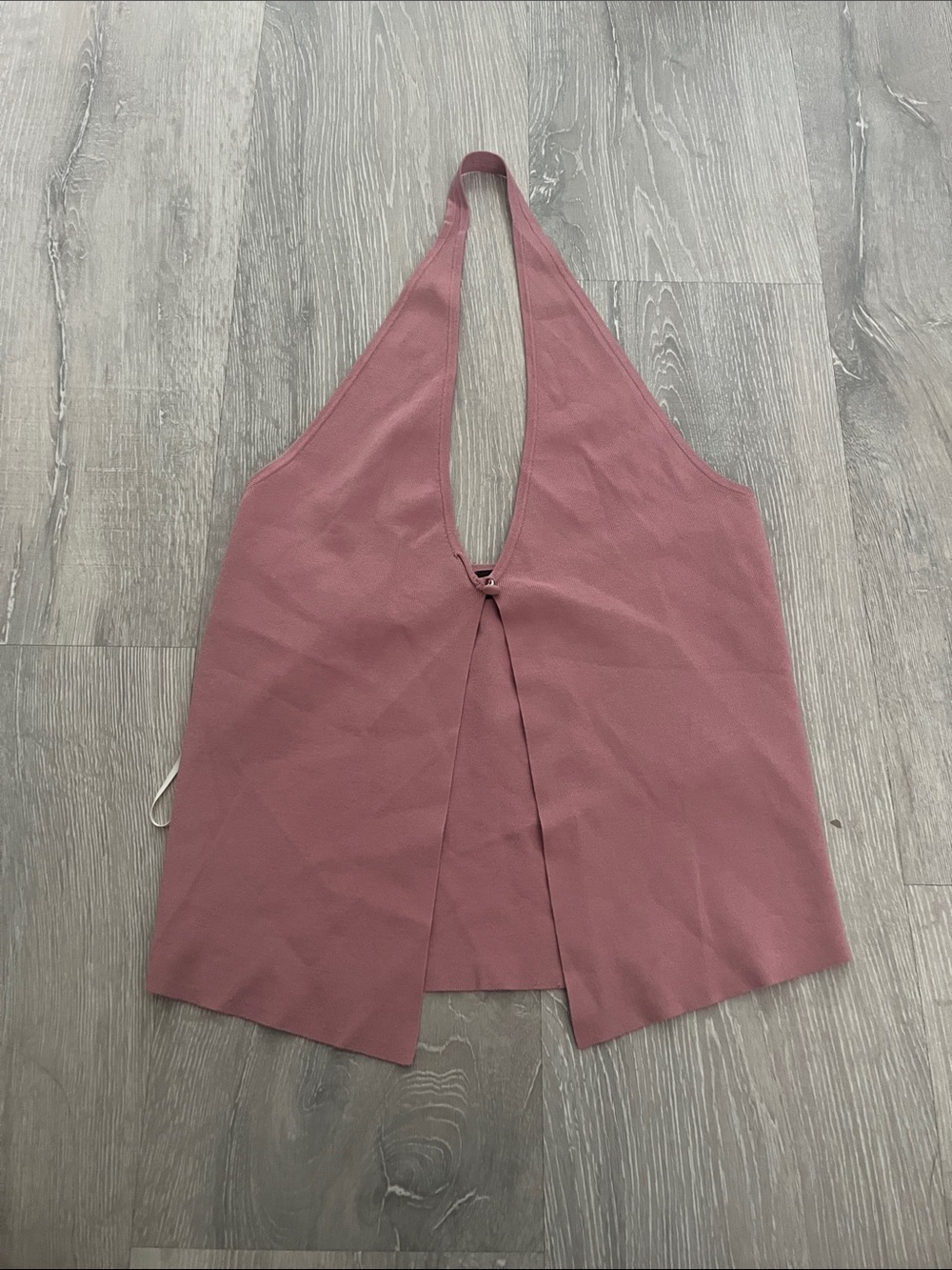 Aritzia Rose Pink Halter Neck Tank